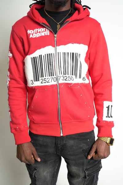 1ofnone Barcode zip  up